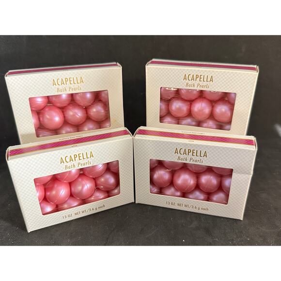 VTG NOS 4X Mary Kay Bath Pearls; Acapella; 12 ct; .13 oz - Picture 1 of 3
